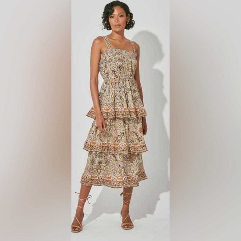 NWT Evereve Cleobella Rosalie Midi Dress Size Medium